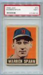1948 Leaf #32 Warren Spahn PSA 7