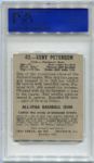 1948 Leaf #42 Kent Peterson Red Cap Variation PSA 5