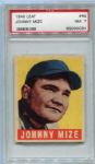 1948 Leaf #46 Johnny Mize PSA 7