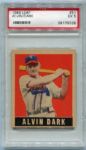 1948 Leaf #51 Alvin Dark SP PSA 5