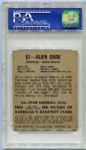 1948 Leaf #51 Alvin Dark SP PSA 5