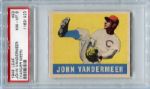 1948 Leaf #53 John Vandermeer PSA 8