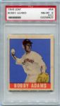 1948 Leaf #54 Bobby Adams SP PSA 8 OC