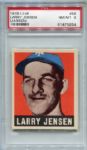 1948 Leaf #56 Larry Jensen PSA 8