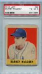 1948 Leaf #63 Barney McCosky SP PSA 4