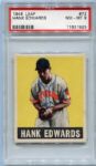 1948 Leaf #72 Hank Edwards PSA 8
