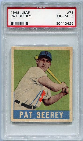 1948 Leaf #73 Pat Seerey PSA 6