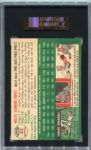 1954 Topps #41 Willie Jones SGC 88