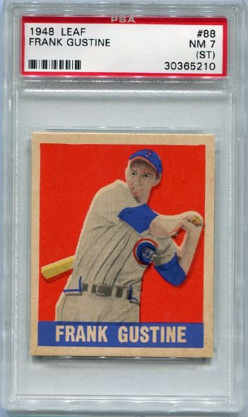 1948 Leaf #88 Frank Gustine SP PSA 7 ST