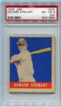 1948 Leaf #104 Edward Stewart SP PSA 8 OC