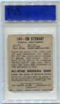 1948 Leaf #104 Edward Stewart SP PSA 8 OC