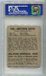 1948 Leaf #108 Matthew Batts SP PSA 7