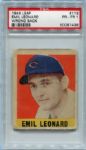 1948 Leaf #113 Emil Leonard SP Wrong Back PSA 1