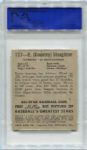 1948 Leaf #127 Enos Slaughter SP Autographed PSA 7 PSA/DNA Certified