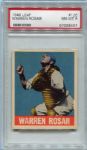 1948 Leaf #128 Warren Rosar PSA 8