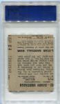 1948 Leaf #138 Larry Doby Rookie Wrong Back SP PSA 5