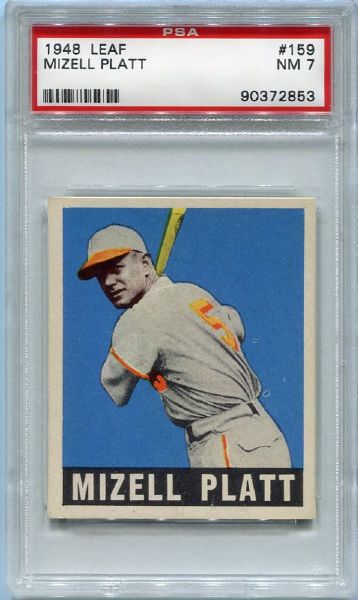 1948 Leaf #159 Mizell Platt PSA 7 