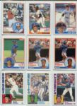 1980's 55 Card Dealer/Grader Lot of Nrmt/Mt Cards From Wax HOFers, Stars, Updates, etc