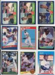 1980's 55 Card Dealer/Grader Lot of Nrmt/Mt Cards From Wax HOFers, Stars, Updates, etc