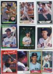 1980's 55 Card Dealer/Grader Lot of Nrmt/Mt Cards From Wax HOFers, Stars, Updates, etc