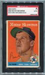 1958 Topps #240 Moose Skowron Autographed SGC Certified Authentic