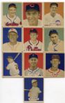 1949 Bowman Baseball Lot of 10 Different