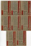 1954 Bowman Baseball Lot of 8 Different