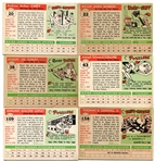 1955 & 1956 Topps Baseball Lot of 13 Different - Many Yankees and Dodgers
