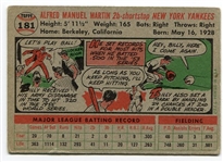 1955 & 1956 Topps Baseball Lot of 13 Different - Many Yankees and Dodgers