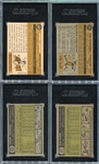 1959, 1960 & 1961 Topps Baseball Lot of 5 High Grade SGC Cards