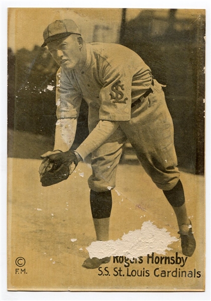 M101-6 Felix Mendelsohn Rogers Hornsby 