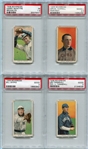 T206 Lot of 12 Sovereign 150 & 350 Backs All PSA Graded