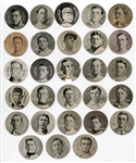 E254 Colgan's Chips Stars of The Diamond Collection of 43 Nearly All Different W/11 HOFers and 3 Tins