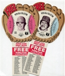 1977 Pepsi-Cola Glove Complete Set of 72 NRMT/MT