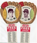 1977 Pepsi-Cola Glove Complete Set of 72 NRMT/MT