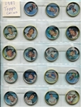 1987 Topps Baseball Coin Complete Set of 48 Nrmt
