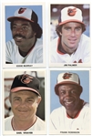 Large Lot of 1970's thru 1990's Baltimore Orioles Team Issued Post Cards