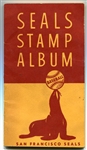 1957 San Francisco Seals Stamp Album-Complete with 13 Autographs