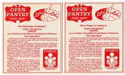 1979 Open Pantry/Lake to Lake MACC Complete Set of 12 Different Nrmt
