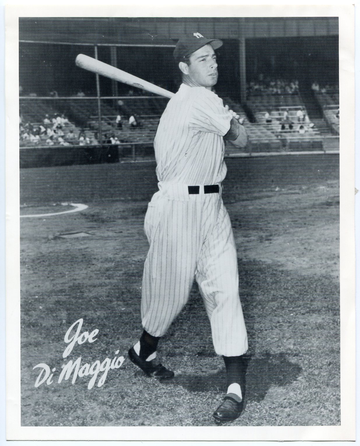 Lot Detail - Joe DiMaggio Black and White 