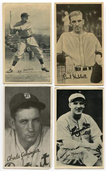 1920s & 30s R Card Lot of 6 Different Mostly HOFers