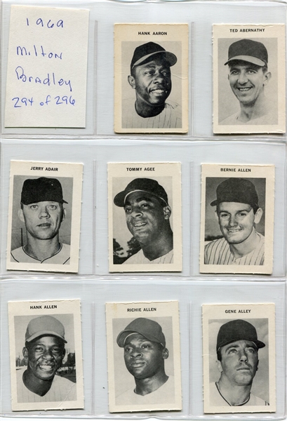 1969 Milton Bradley Near Set 294 of 296