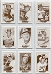 1977 San Diego Padres Team Issued One of 40 Set Plus 8 Blank Back Cards