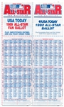 15 Different Unmarked All-Star Ballots 1971-2003