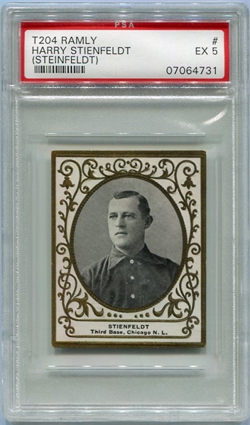 T204 Harry Steinfeldt Chicago PSA 5