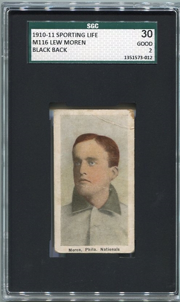 M116 Lew Moren Black Back SGC 30