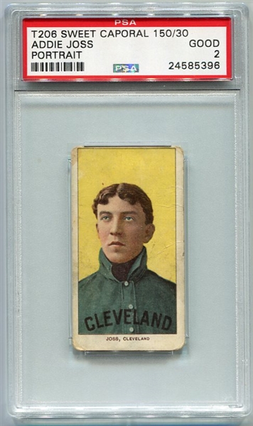 T206 Addie Joss Portrait PSA 2