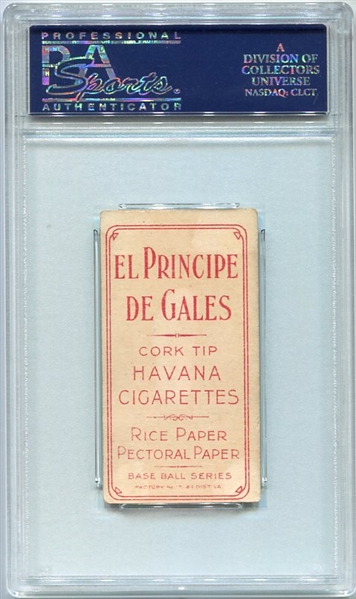 T206 Zack Wheat El Principe PSA 2