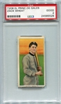 T206 Zack Wheat El Principe PSA 2