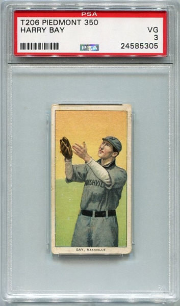 T206 Harry Bay Nashville PSA 3